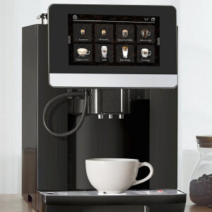 Acopino Barletta Black Kaffeeautomat, Doppelkellsystem, 5...