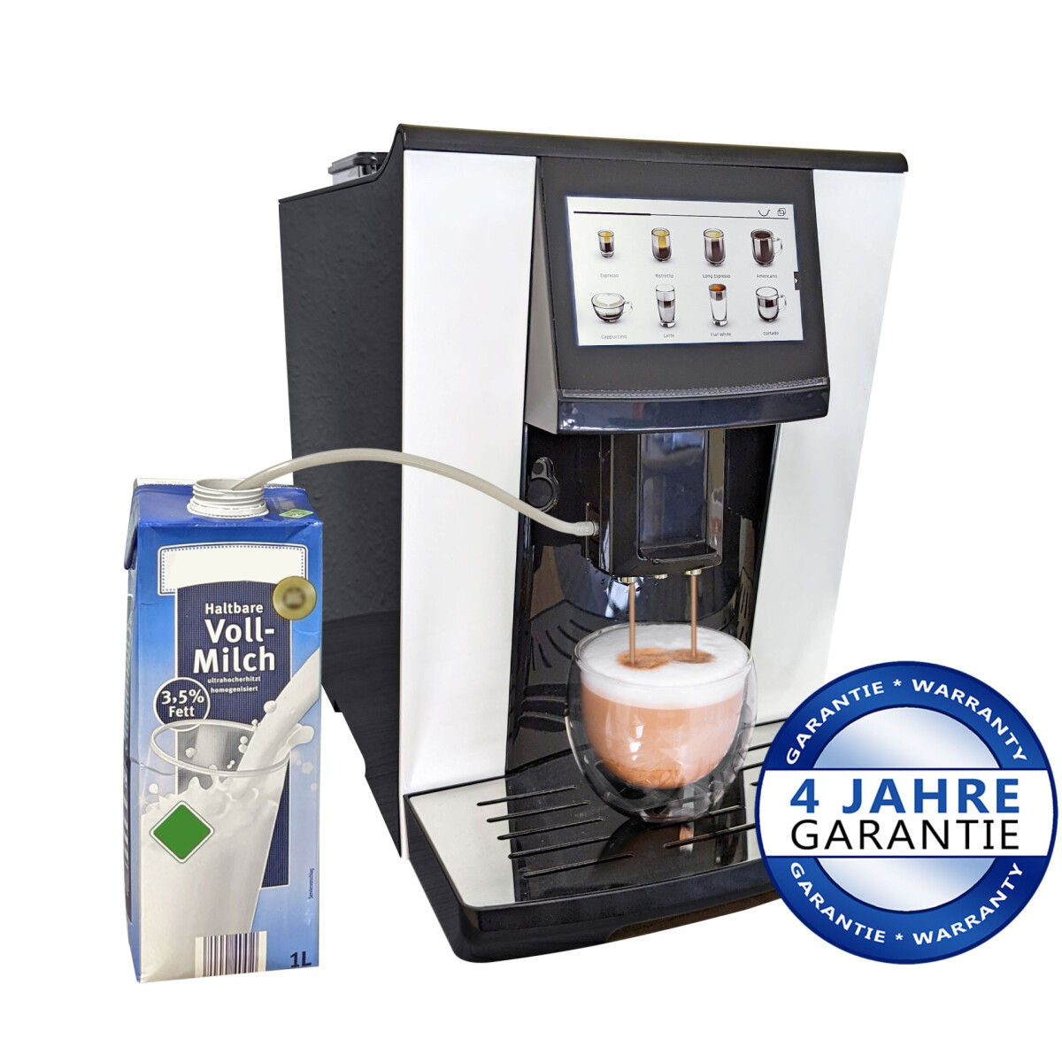 Acopino Kaffeevollautomat Emilia Espressomaschine,...