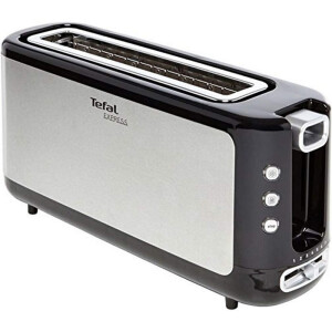 Tefal TL365ETR Toaster Express, 1000 W, Edelstahl/Schwarz