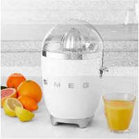 Smeg CJF11WHEU Zitruspresse, Anti-Tropf-Auslauf aus Edelstah