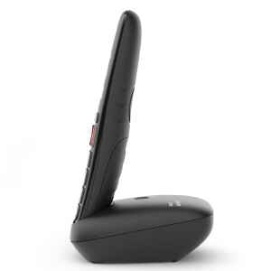 Gigaset E290 - 2 Schnurlose Senioren-Telefone ohne Anrufbeantworter mit großen Tasten - großes Display, schwarz