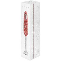 Smeg HBF11RDEU Stabmixer, 700, Stainless Steel, Rot 5