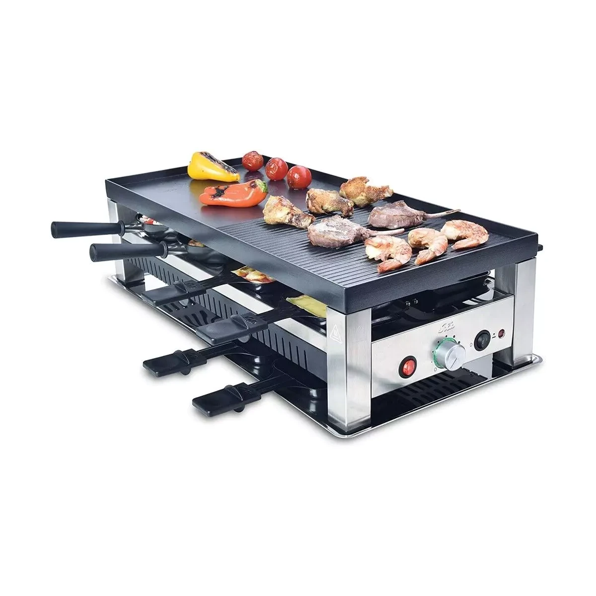 SOLIS 791 Table Grill 5 in 1 Multifunktions-Grill...
