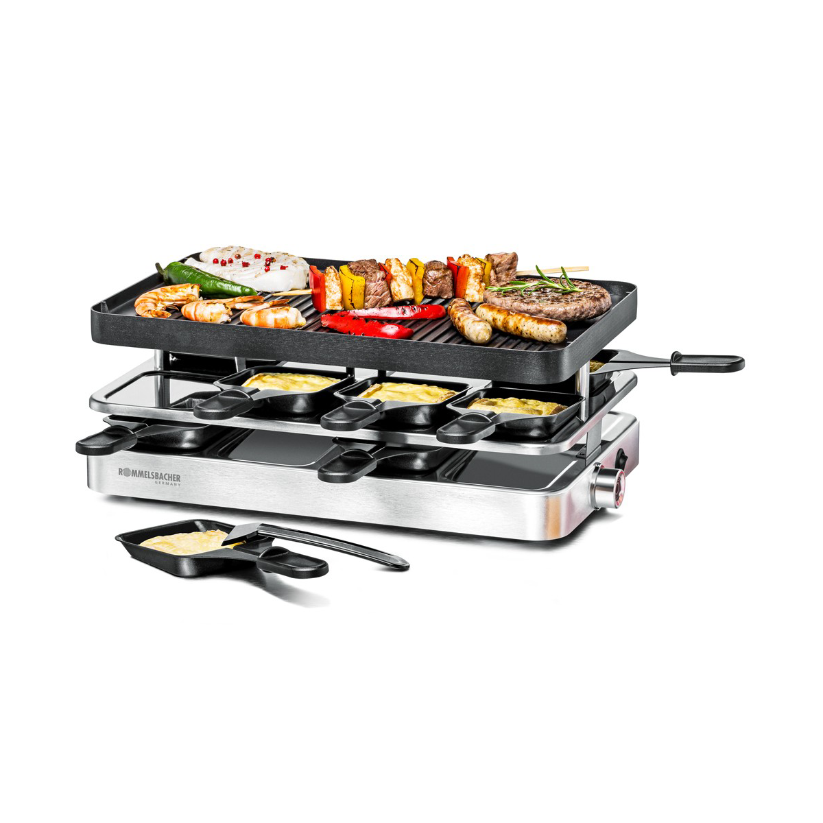 Rommelsbacher RC1400_se Raclette & Grill mit 8...